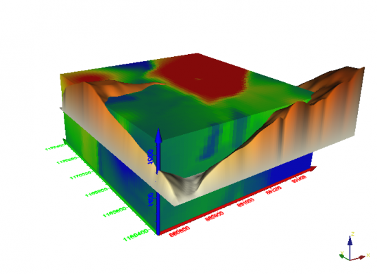 ABEM WalkTEM 3D visualization model
