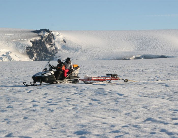 GPR-investigation conducted in cold weather on Island