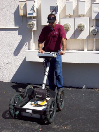 GPR method used for utility mapping and detection