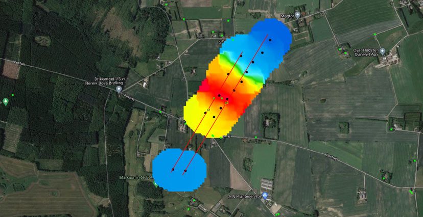 TEM resistivity depth slices 2D