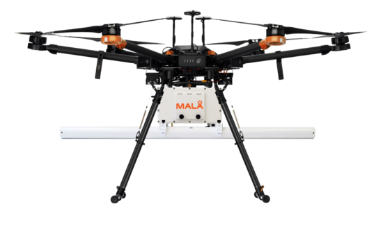 Airborne GPR used for hard-to-reach ice and snow environments 