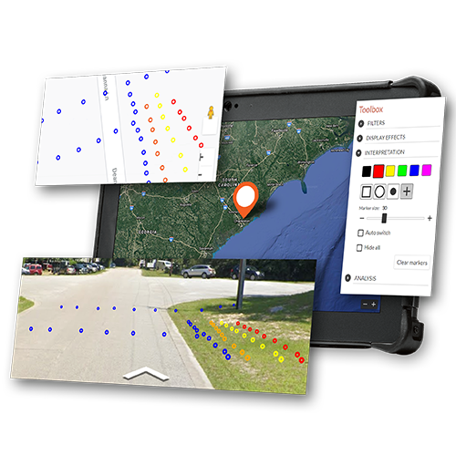 GPR data analysis and processing