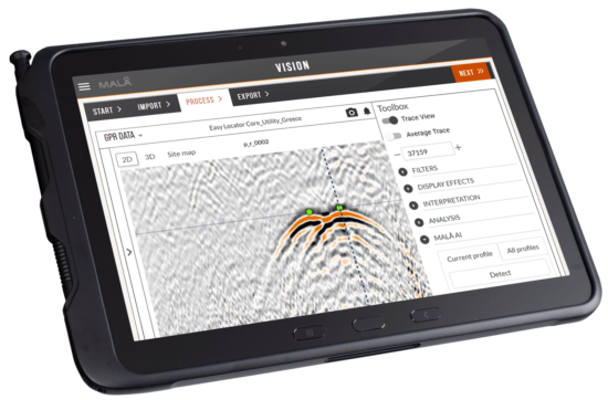 Data analysis software - MALÅ Vision