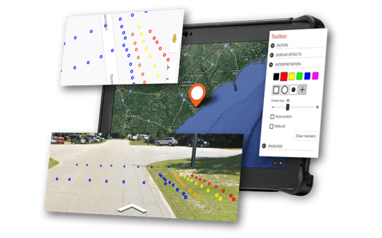 GPR data analysis and processing