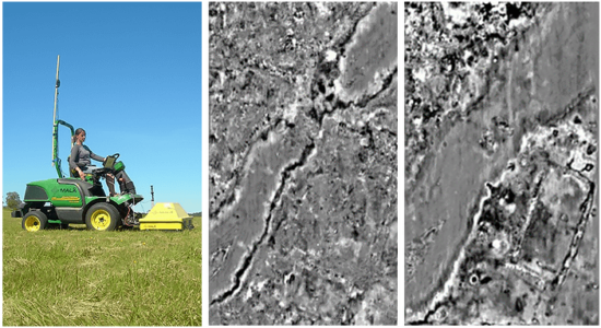 Birka summed up to almost 5 million recorded traces, 375 km of GPR profile